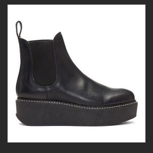 Flamingos Black Deltona Platform Boot